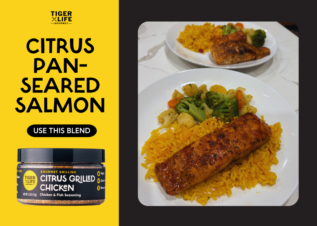 Citrus Pan-Seared Salmon Dinner