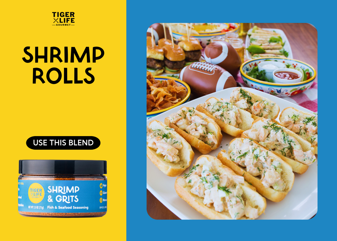 Easy Shrimp Roll Recipe with Fresh Herbs & Brioche Buns