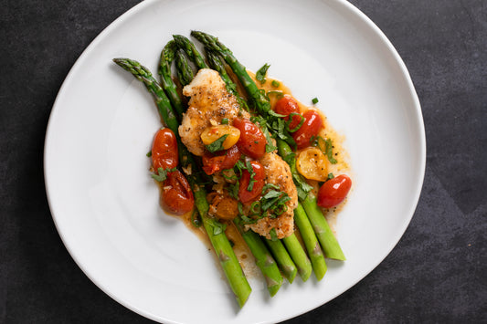 Tomato Lemon Butter Cod