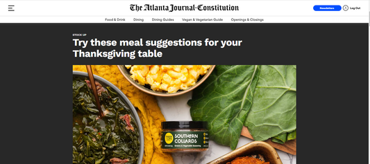 SOUTHERN COLLARDS SEASONING MAKES GREENS COME ALIVE